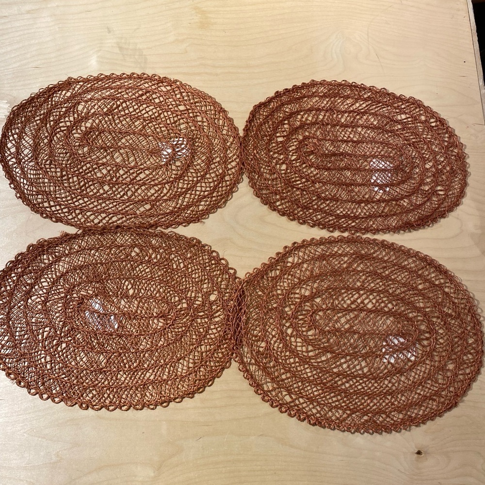 Set of Four Oval Woven Placemats (NE)